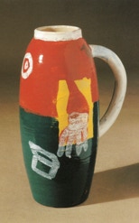 Held und Zwerg - Krug 34,3 cm hoch - 2008