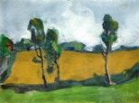 Landschaft bei Hasselberg - 2000 - Pastell - 42 x 56 cm