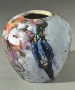 Stürzender Zwerg - Vase 22,8 cm hoch - 2011