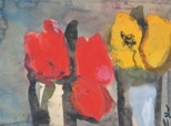 Tulpen - 1991 - Aquarell - 29,5 x 40 cm