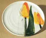 Tulpen (gelb) - Teller 19 cm Ø - 2009