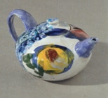 Vergissmeinnicht, Hahnenfuß, Tulpen - Teekanne 13 cm hoch / 16 cm Ø - 2011